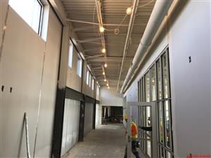 Hallway-Library on right. 